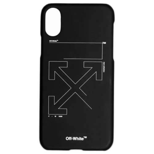 OFF-WHITE Unfinished Arrows iPhone XS Max Case Black/White