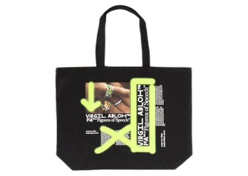 OFF-WHITE Virgil Abloh ICA Arrows Tote Black