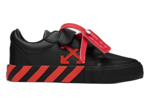 OFF-WHITE Vulc Low Straps Black Red (Kids)