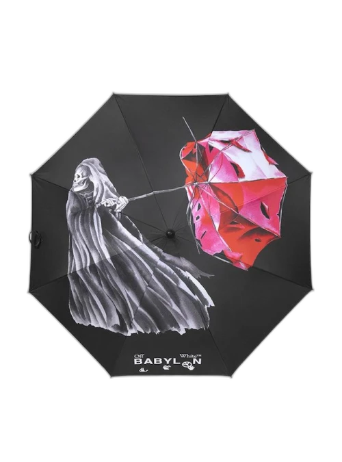 OFF-WHITE x Babylon Reaper Umbrella Black
