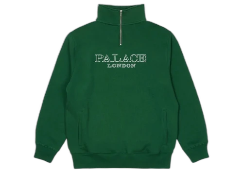 Palace 1/4 Zip Funnel (FW22) Green
