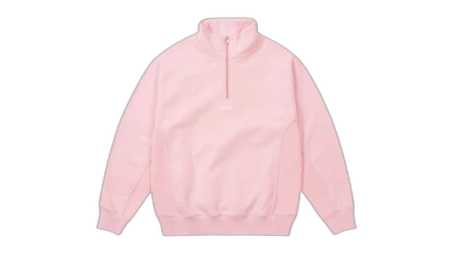 Palace 1/4 Zip Wash Out Funnel Lush Flush