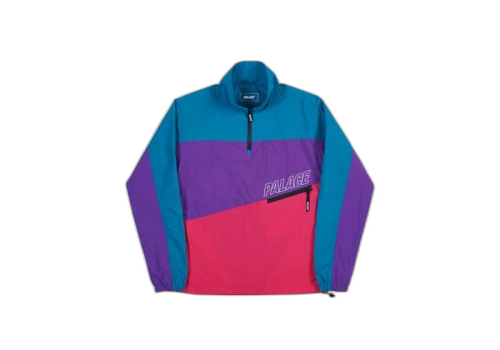 Palace 3-Track Shell Top Green/Purple/Pink