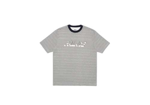 Palace 3D Stripe T-Shirt Black/White