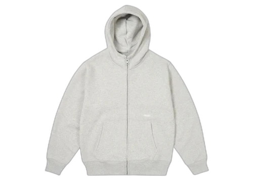 Palace 5G Zip Hood Grey Marl