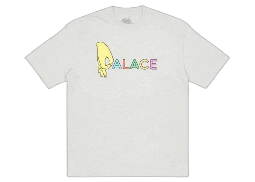 Palace A-Ok T-shirt Grey Marl