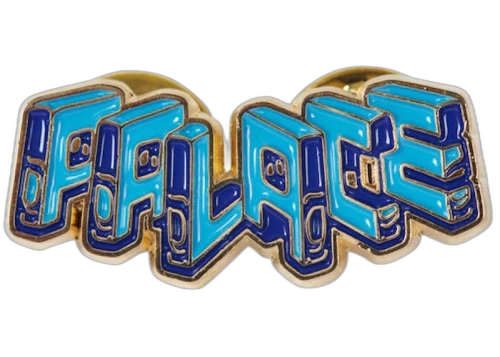 Palace A Palace Pin Badge Blue