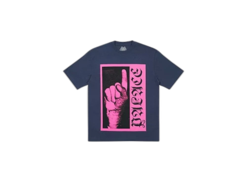 Palace Ancient Finger T-Shirt Navy