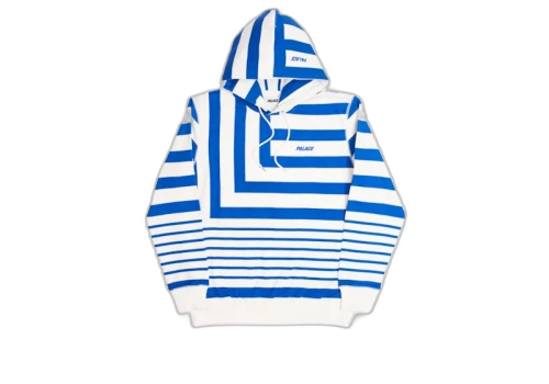 Palace Anglo Hoody Blue/White