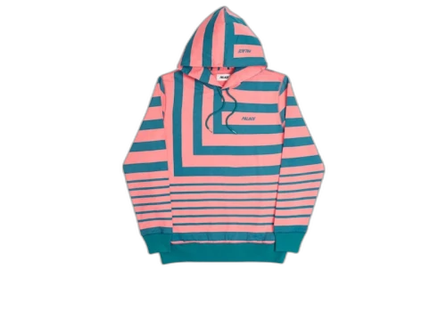 Palace Anglo Hoody Pink/Green