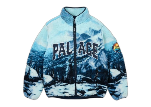 Palace Appalachian Funnel Fleece Palaska Blue