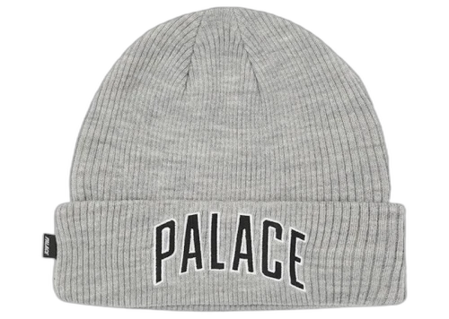Palace Arch Logo Beanie Light Grey Marl