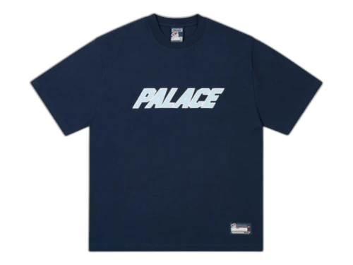 Palace Athletic Logo T-Shirt Navy