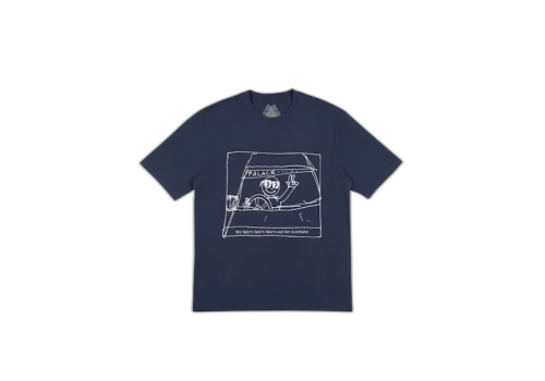 Palace Autobahn T-Shirt Navy