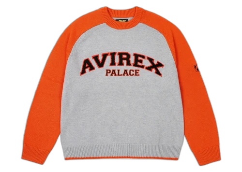 Palace Avirex Knit Burnt Orange