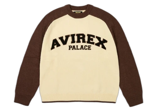 Palace Avirex Knit Caked Brown