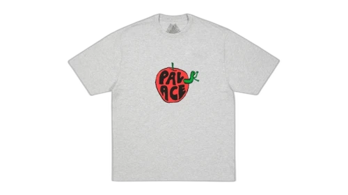 Palace Bad Apple T-shirt Grey Marl