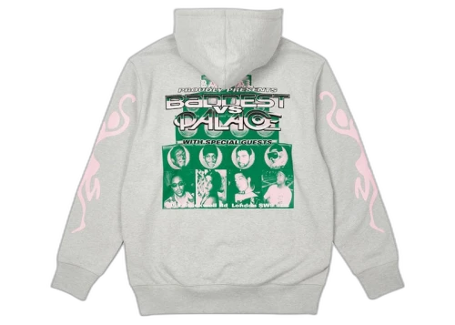 Palace Baddest Hood Grey Marl