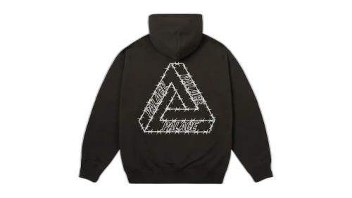 Palace Barbed Tri-Ferg Hood Black