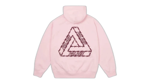 Palace Barbed Tri-Ferg Hood Lush Flush