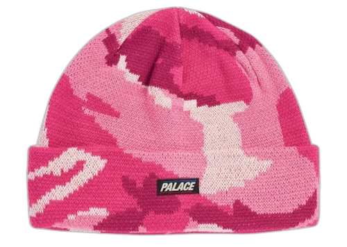 Palace Basically A Beanie Pink Camo