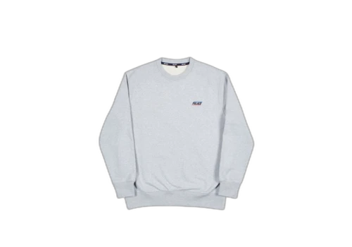 Palace Basically a Crew Spring 2018 Grey Marl
