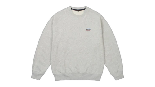 Palace Basically A Crew (SS25) Grey Marl