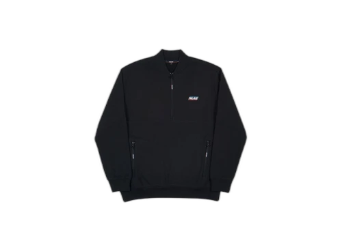 Palace Basically a Half Zip Bomber Black