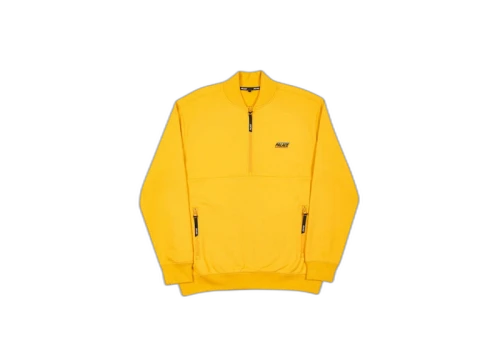 Palace Basically a Half Zip Bomber Yellow