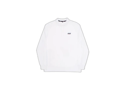 Palace Basically a Longsleeve Polo White