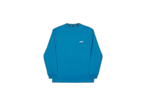 Palace Basically A Pocket Longsleeve Blue