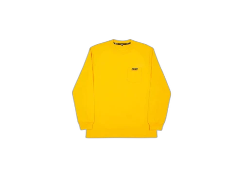 Palace Basically a Pocket Longsleeve Citrus Yellow