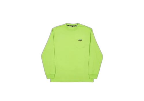 Palace Basically a Pocket Longsleeve Lime Green