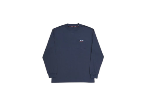 Palace Basically A Pocket Longsleeve Navy