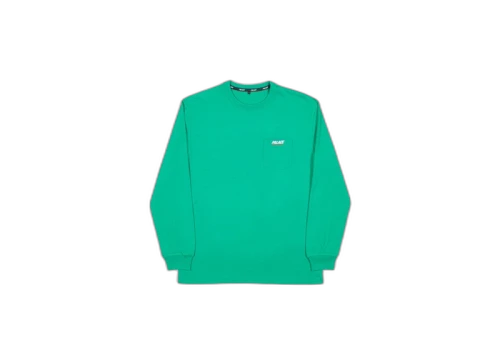 Palace Basically A Pocket Longsleeve Pool Green