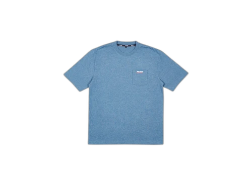 Palace Basically a Pocket T-Shirt Blue Marl