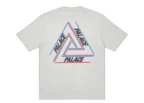 Palace Basically A Tri-Ferg T-shirt Grey Marl