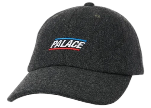 Palace Basically A Wool 6-Panel Grey