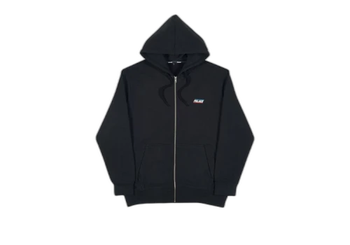 Palace Basically A Zip Hood (SS18) Black