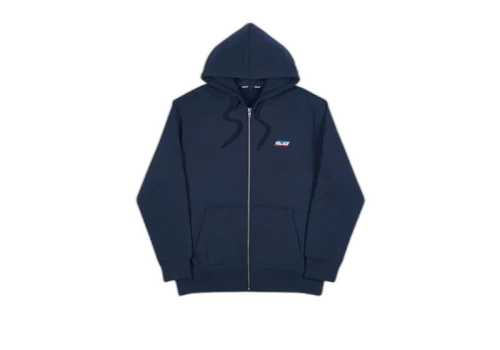 Palace Basically A Zip Hood (SS18) Navy