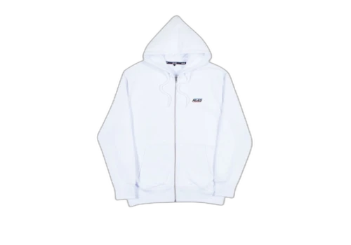 Palace Basically A Zip Hood (SS18) White