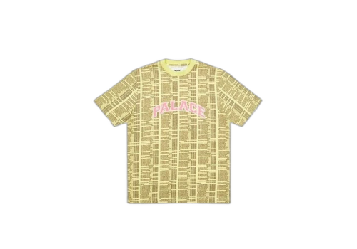 Palace Bell Man Allover T-Shirt Yellow