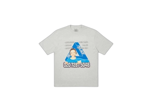 Palace Bell Man T-Shirt Grey Marl