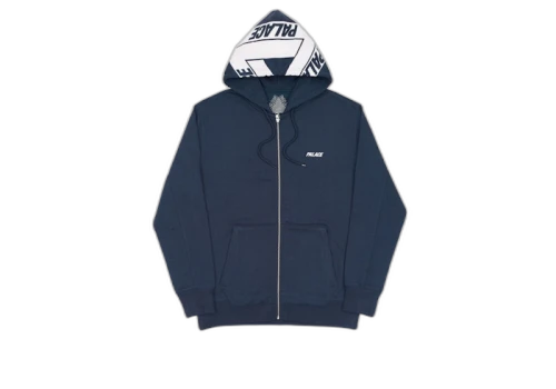 Palace Big Tri-Ferg Zip Hood Navy
