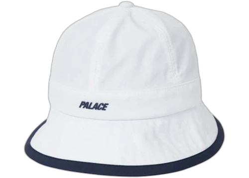 Palace Binding Shell Bucket Hat White