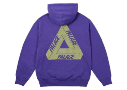 Palace Bit Grippy Tri-Ferg Hood Blue