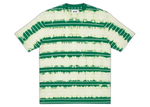 Palace Bleached Stripe T-shirt Green
