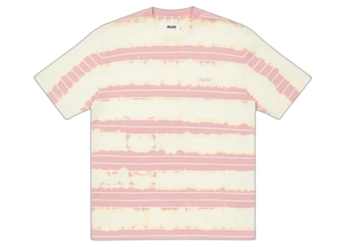 Palace Bleached Stripe T-shirt Pink
