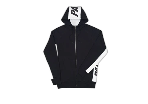 Palace Blocker Zip Hood Black/White