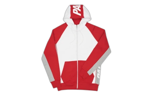 Palace Blocker Zip Hood Red/White